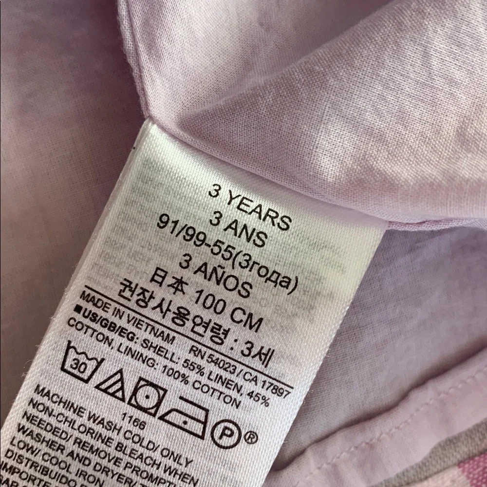 GAP Square Check Sundress 3 EUC Blue Green Purple